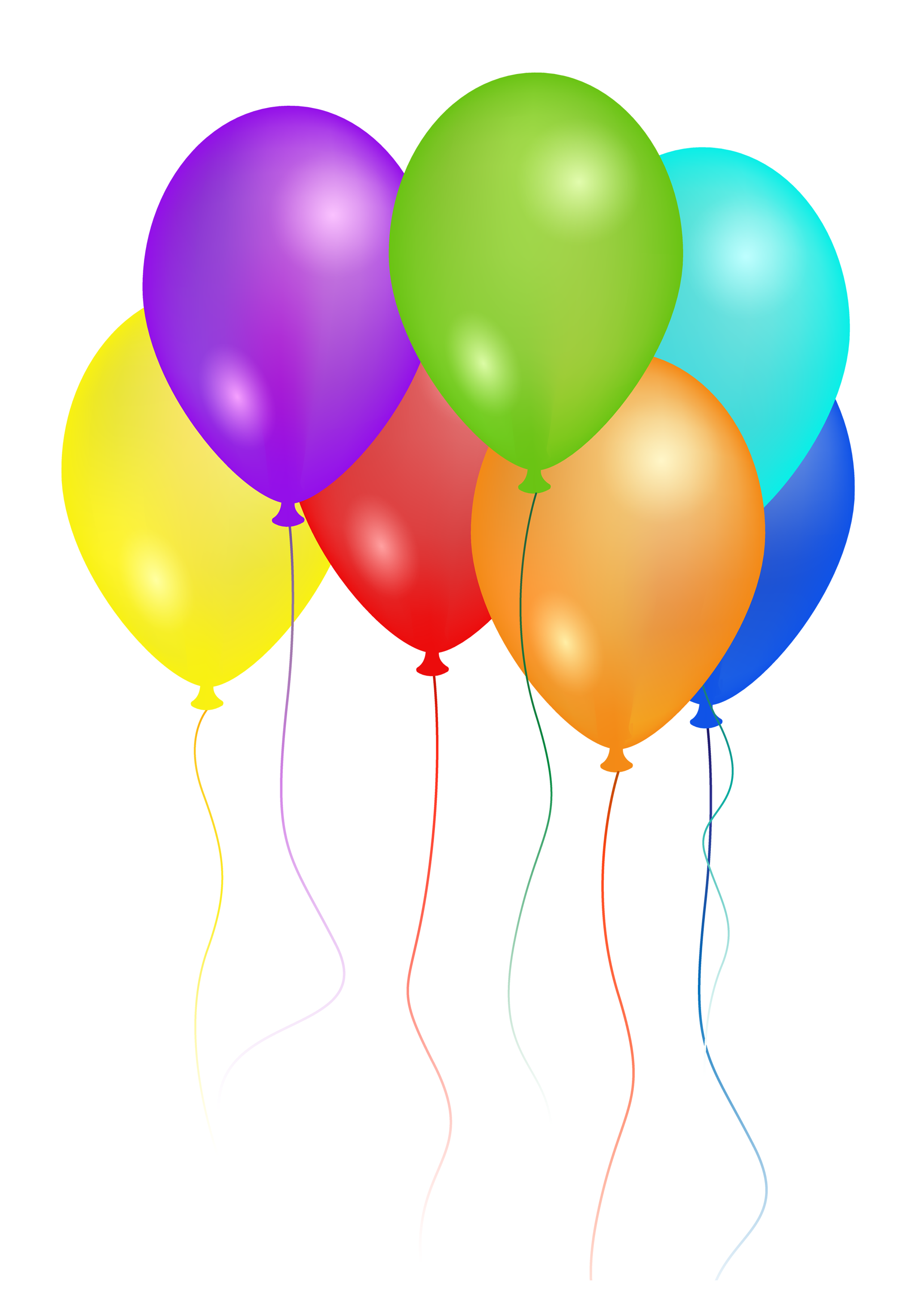 Helium Balloons Clip Art Transparent Download PNG