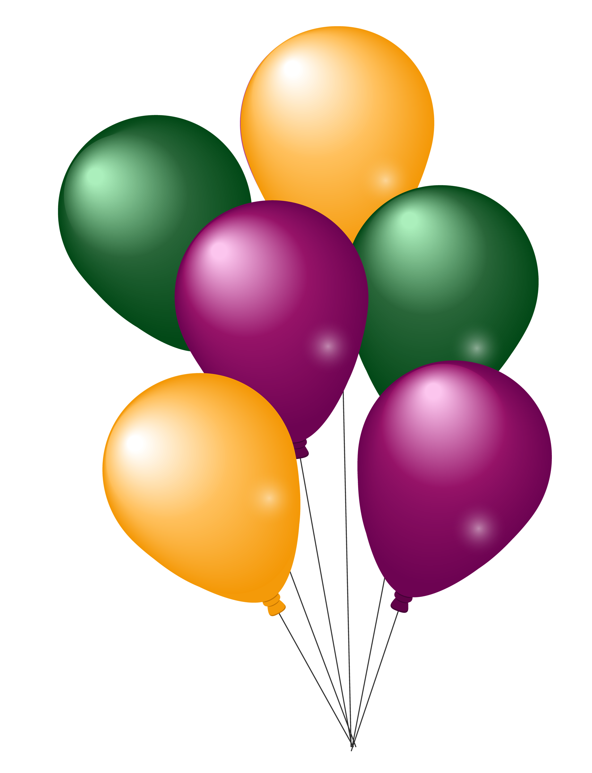 colorful party balloons png image pngpix #9337