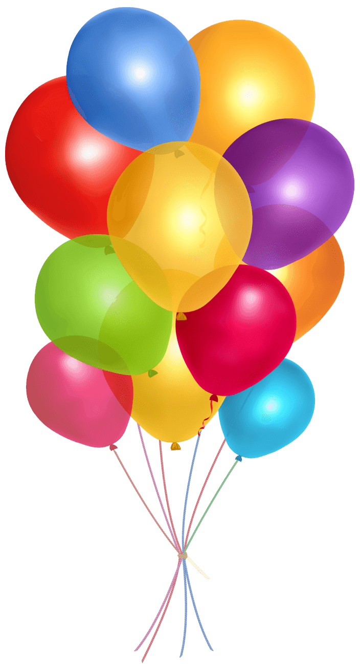 simple group balloons transparent png stickpng #9322