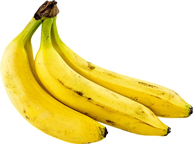 banana, photo fruit bananas png yellow cutout #12981