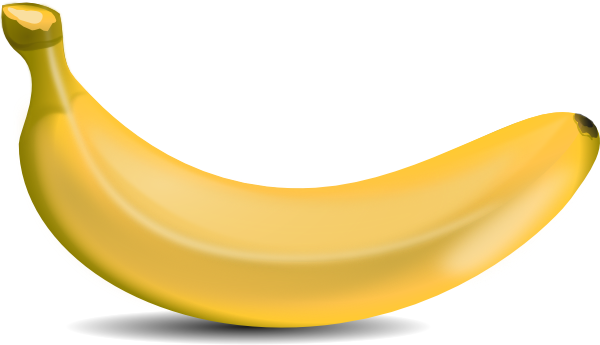 yellow banana clip art clkerm vector clip art #12956