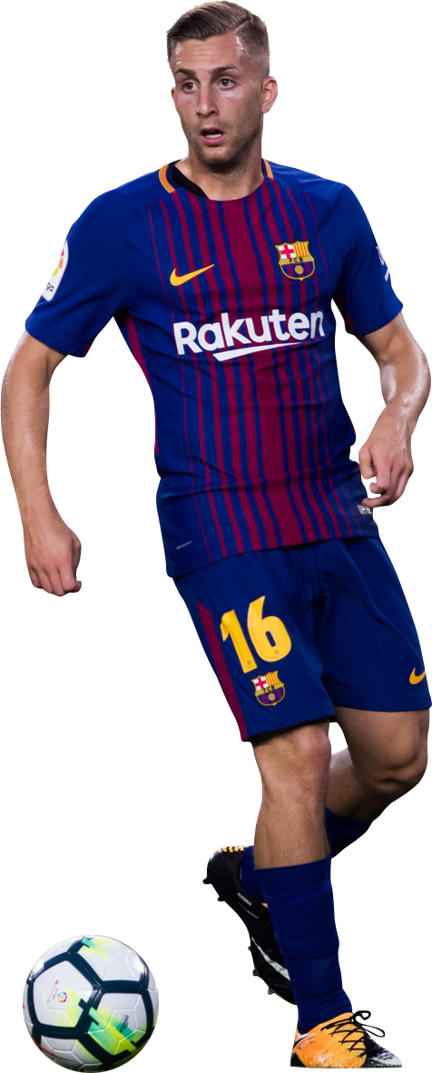 barcelona, gerard deulofeu football render footyrenders #12252