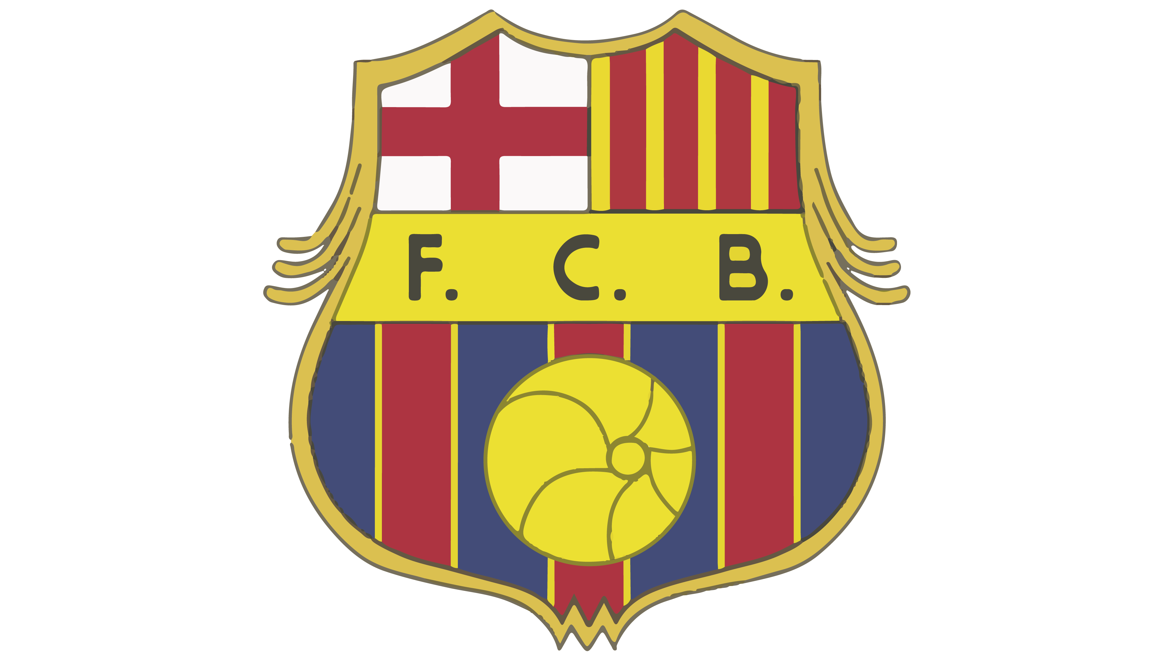 barcelona logo interesting history the team name and #12204