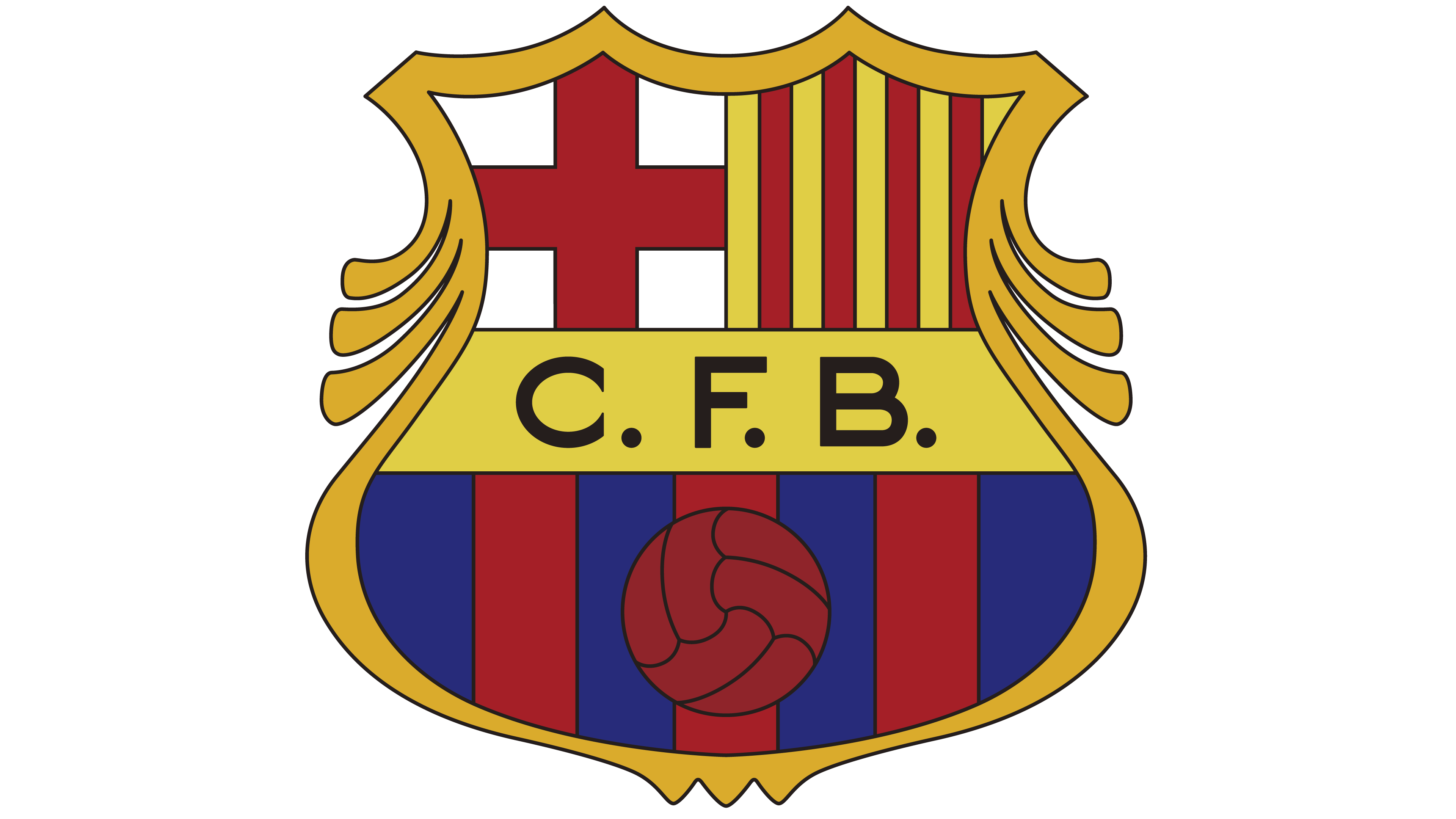 barcelona logo interesting history the team name and #12153