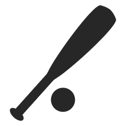 baseball bat, baseball player silhouette transparent png svg vector #20678
