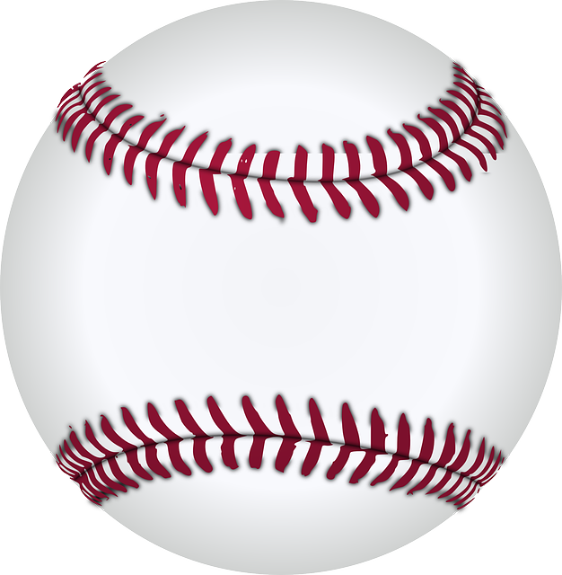 vector graphic baseball white red designs #18791