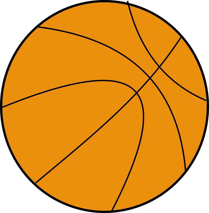 basketball ball orange vector graphic pixabay #16558