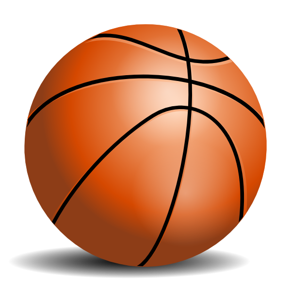 basketball clip art clkerm vector clip art online #16547