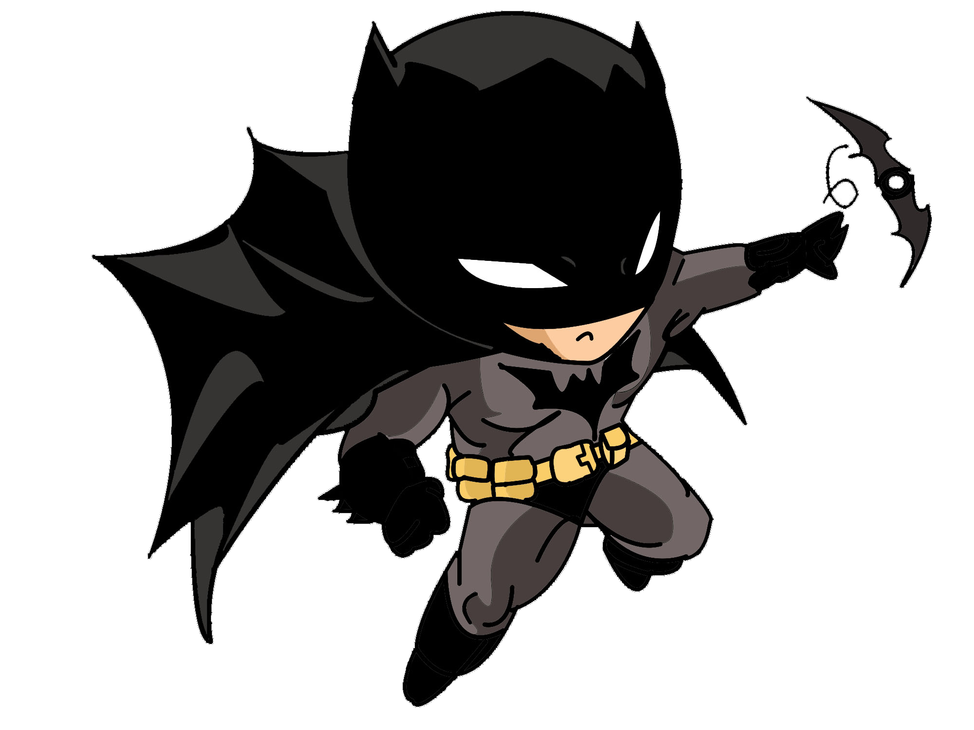 mini batman clipart image png #10569