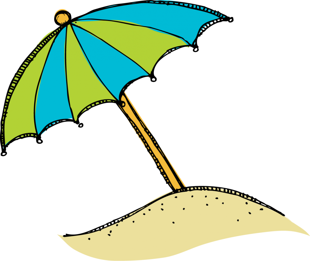 beach clipart, beach umbrella cliparts download clip art #31661
