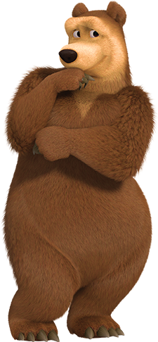 bear PNG transparent image download, size: 400x321px