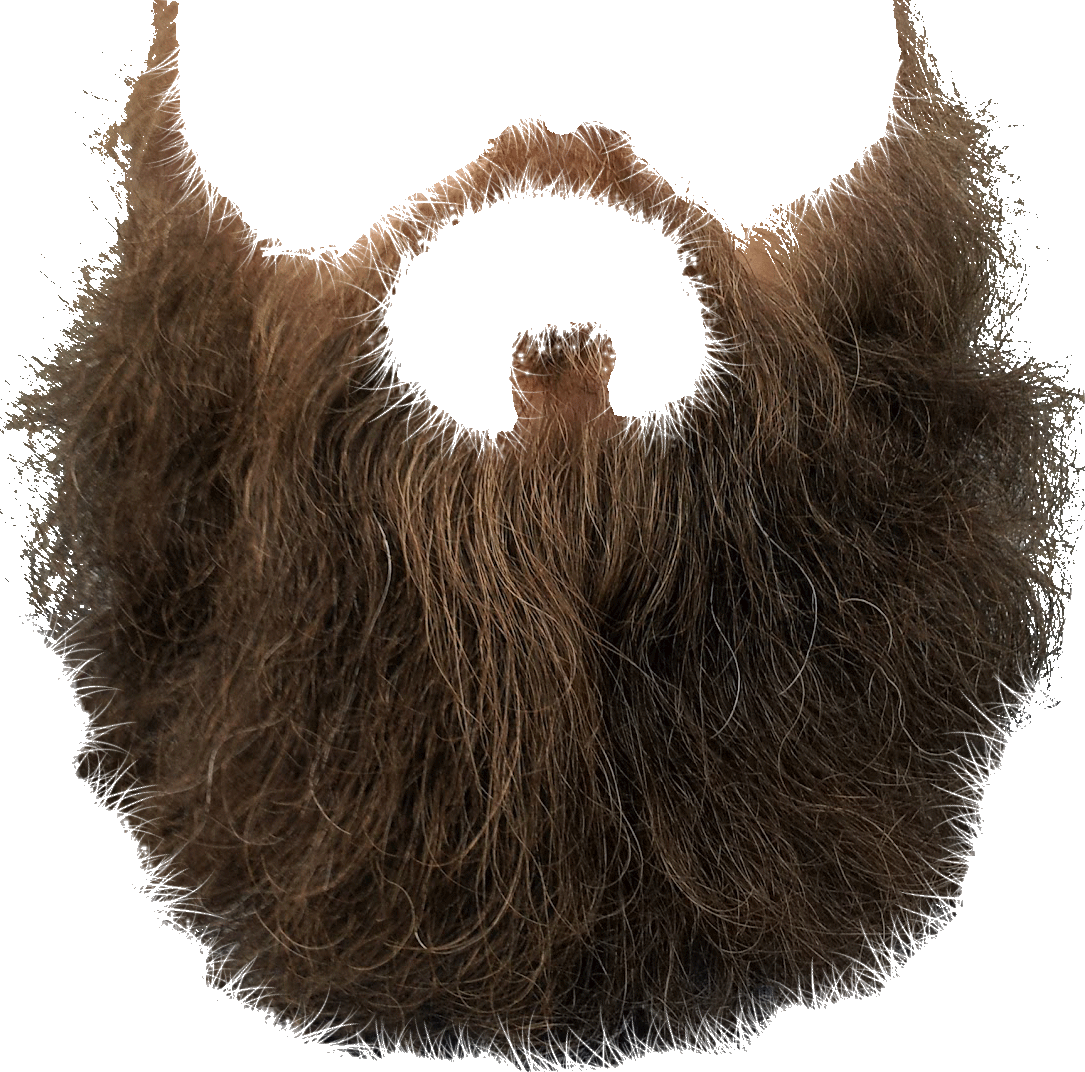 mustache brown beard transparent png stickpng #13238