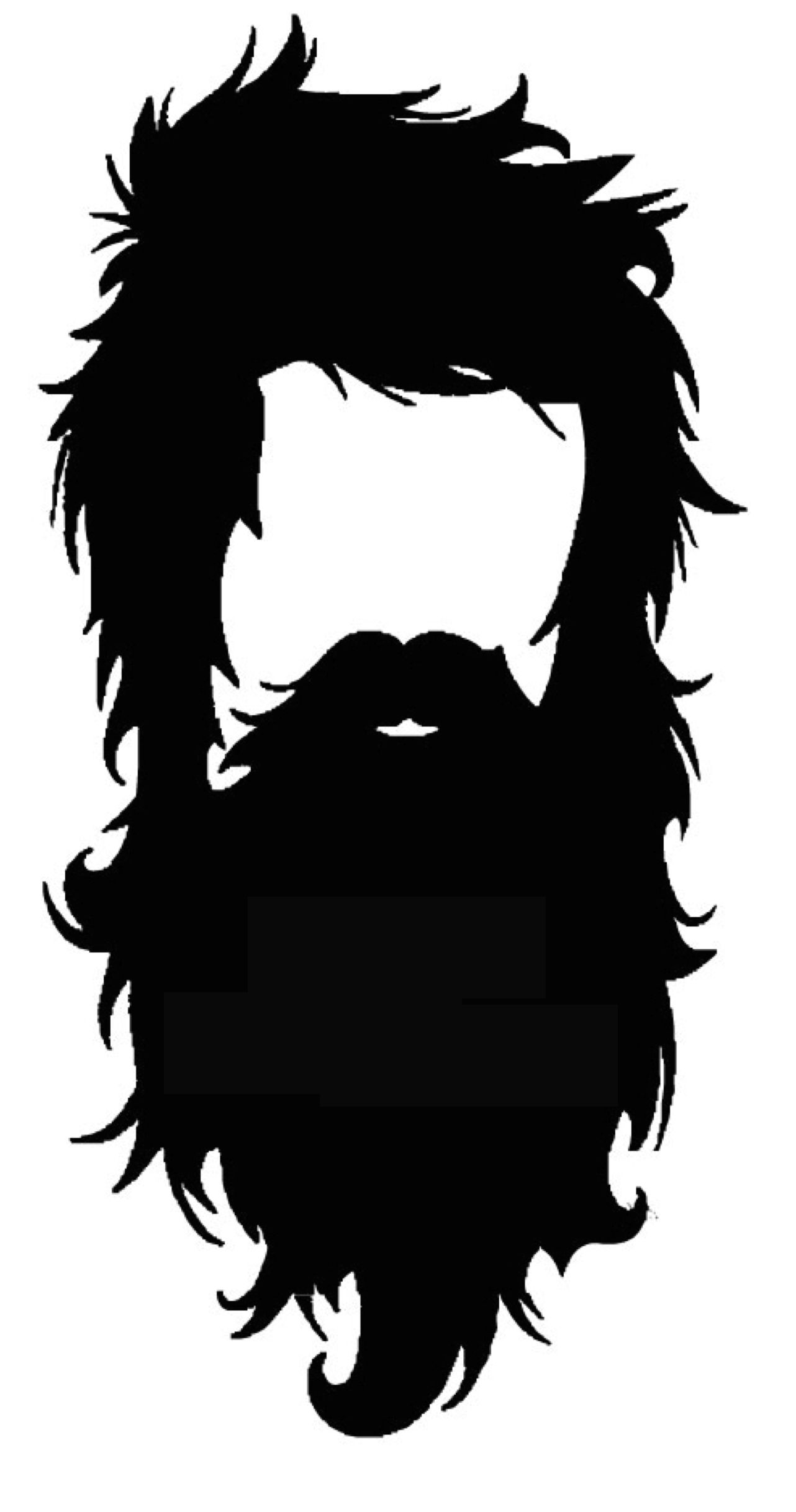 beard clipart, pin beard hair style hair beard #14177
