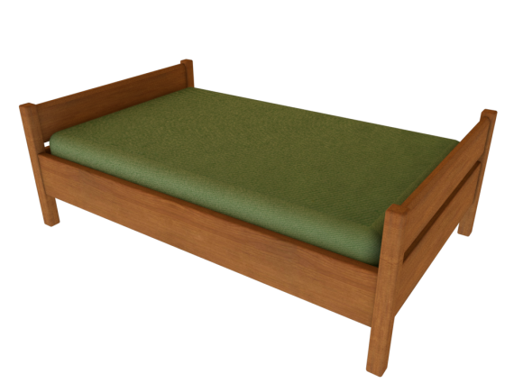 bed model obj fbx #19154