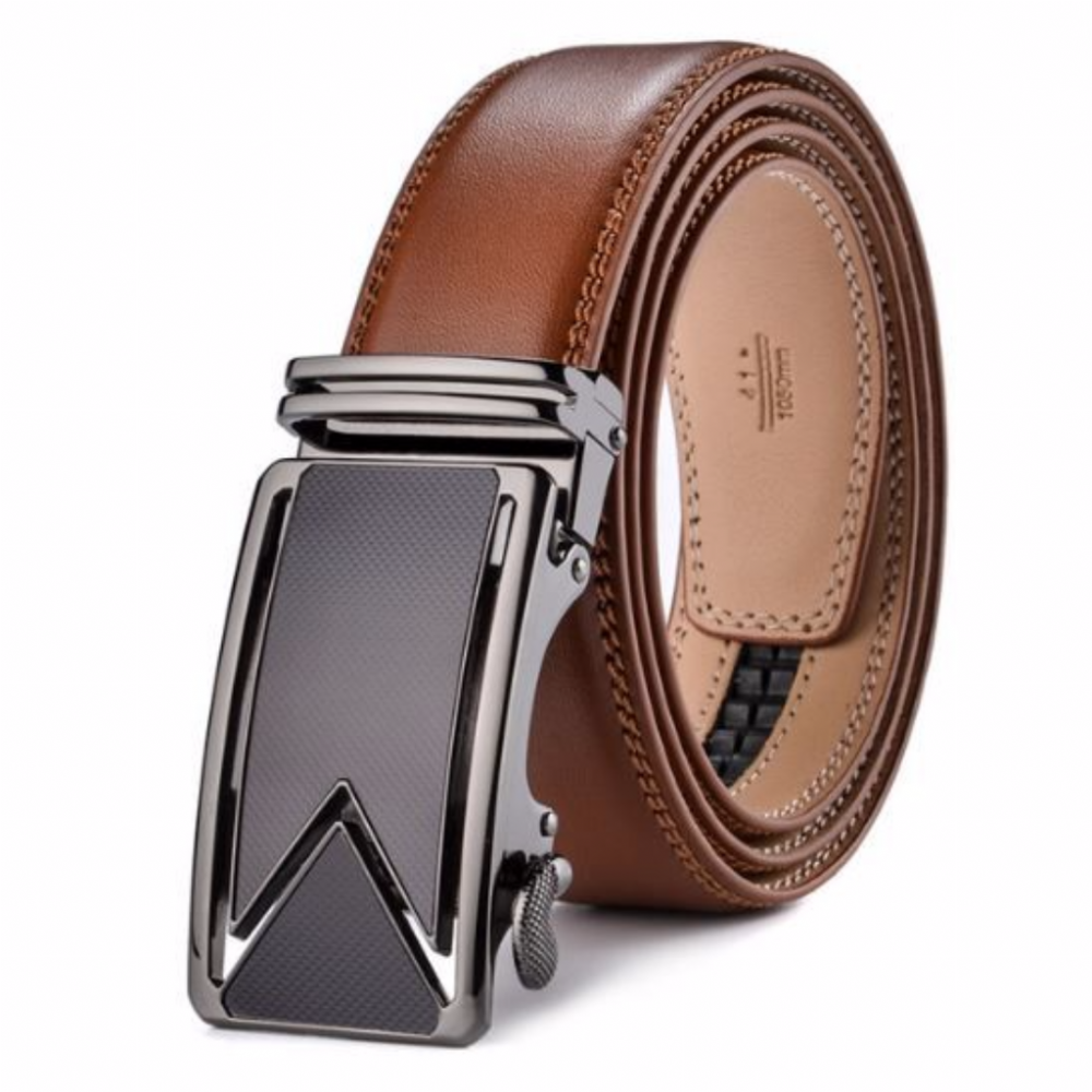 belt men brown leather business belts #39091