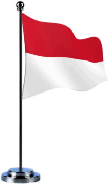 download bendera merah putih vector transparent #41405