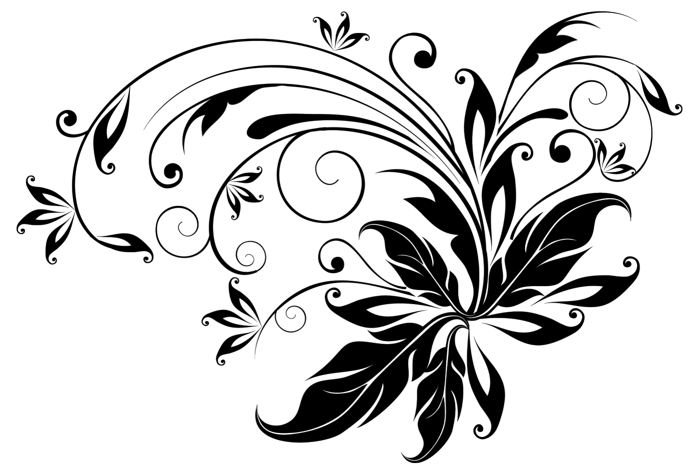 bingkai bunga gambar bunga floral pattern transparent fauzi blog #38117
