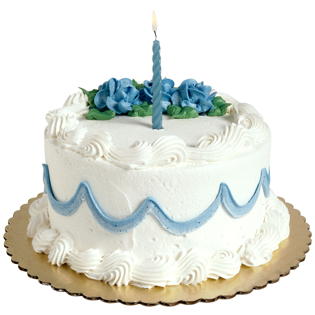 beautiful birthday cake white png #40708