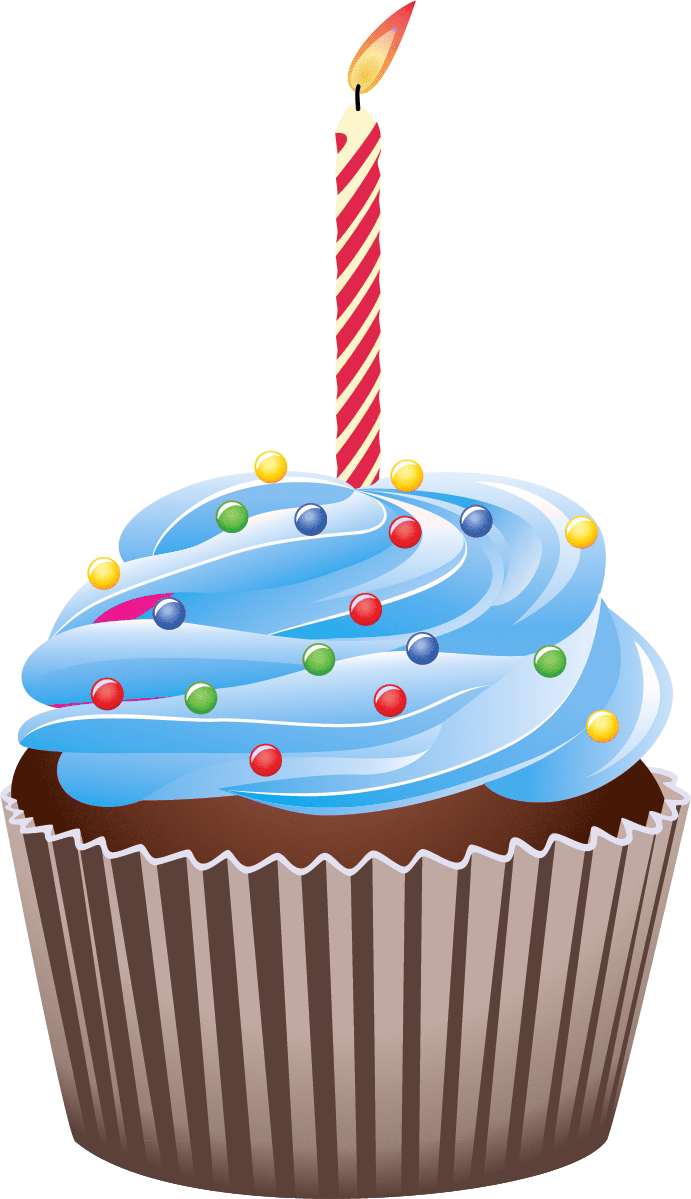 birthday cupcake clipart #40711