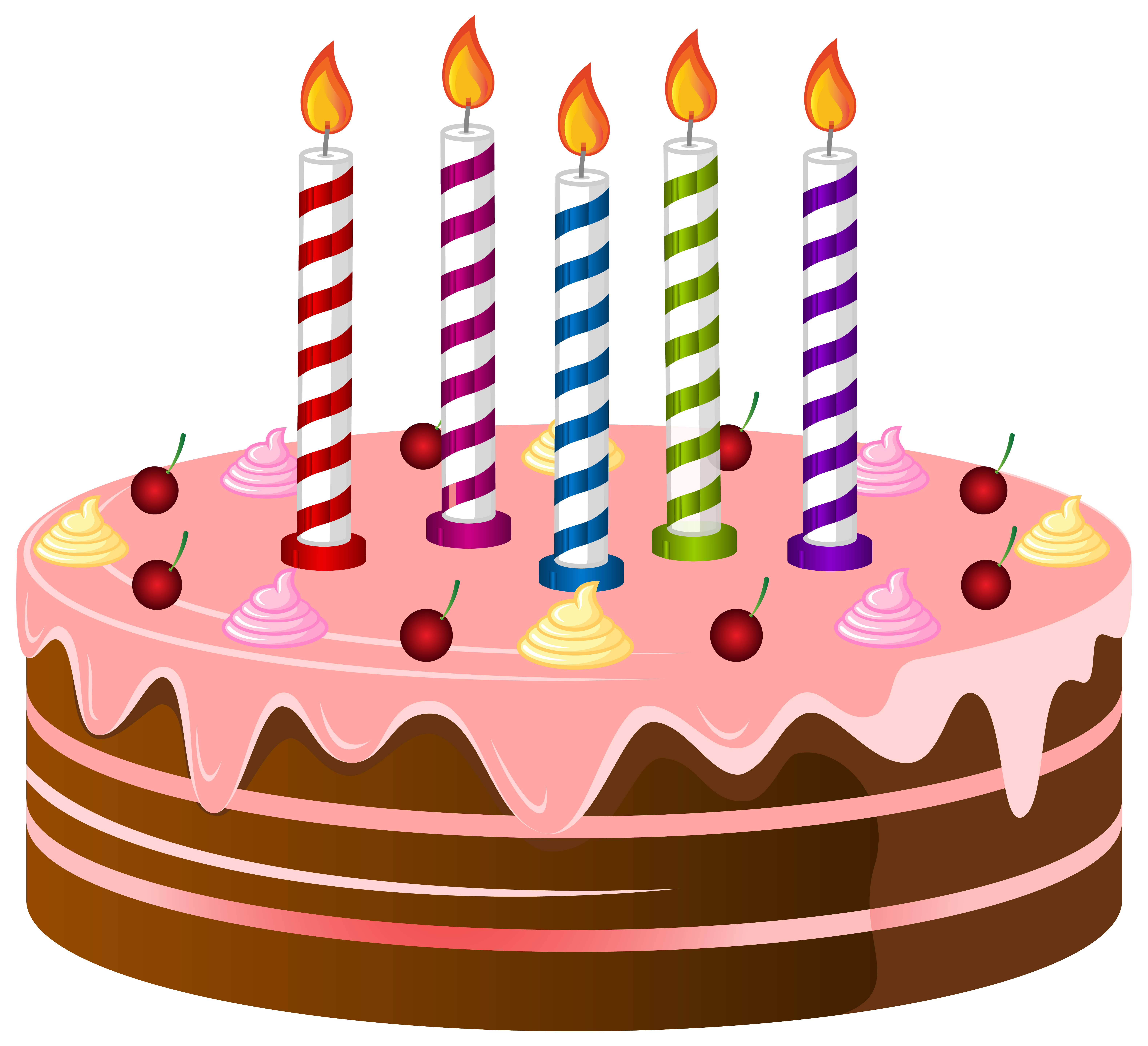 candles with cake picture transparent #40713