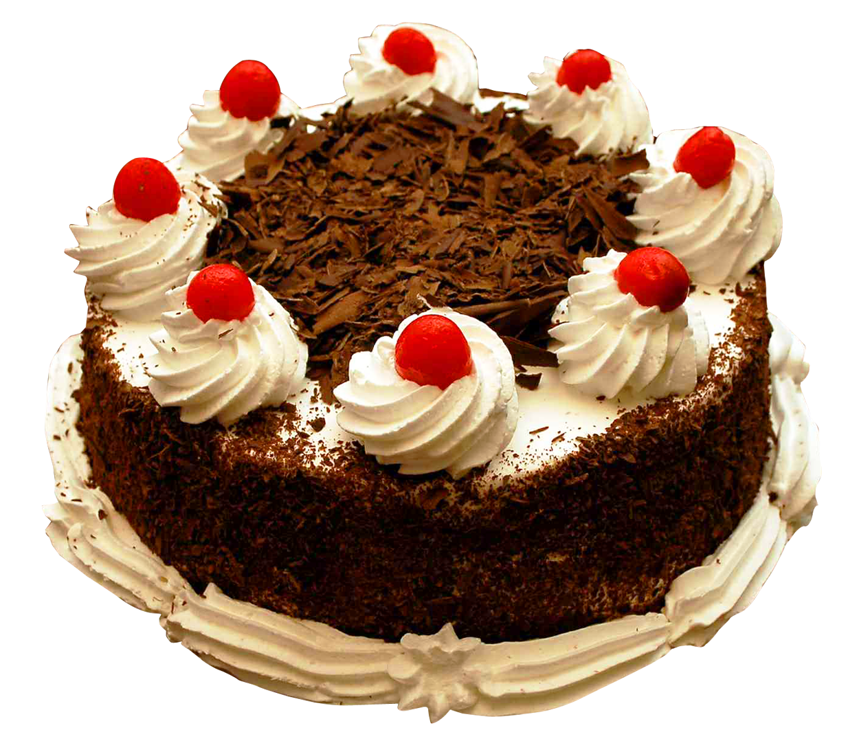 Strawberries, Whipped Cream and Chocolate Cream Pie, Birthday Cake PNG #40694