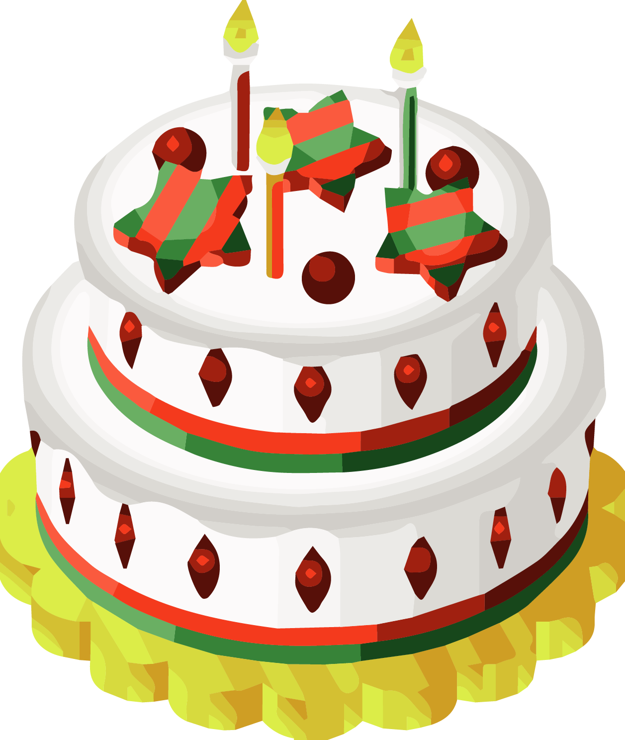 clipart birthday cake christmas celebration #40741