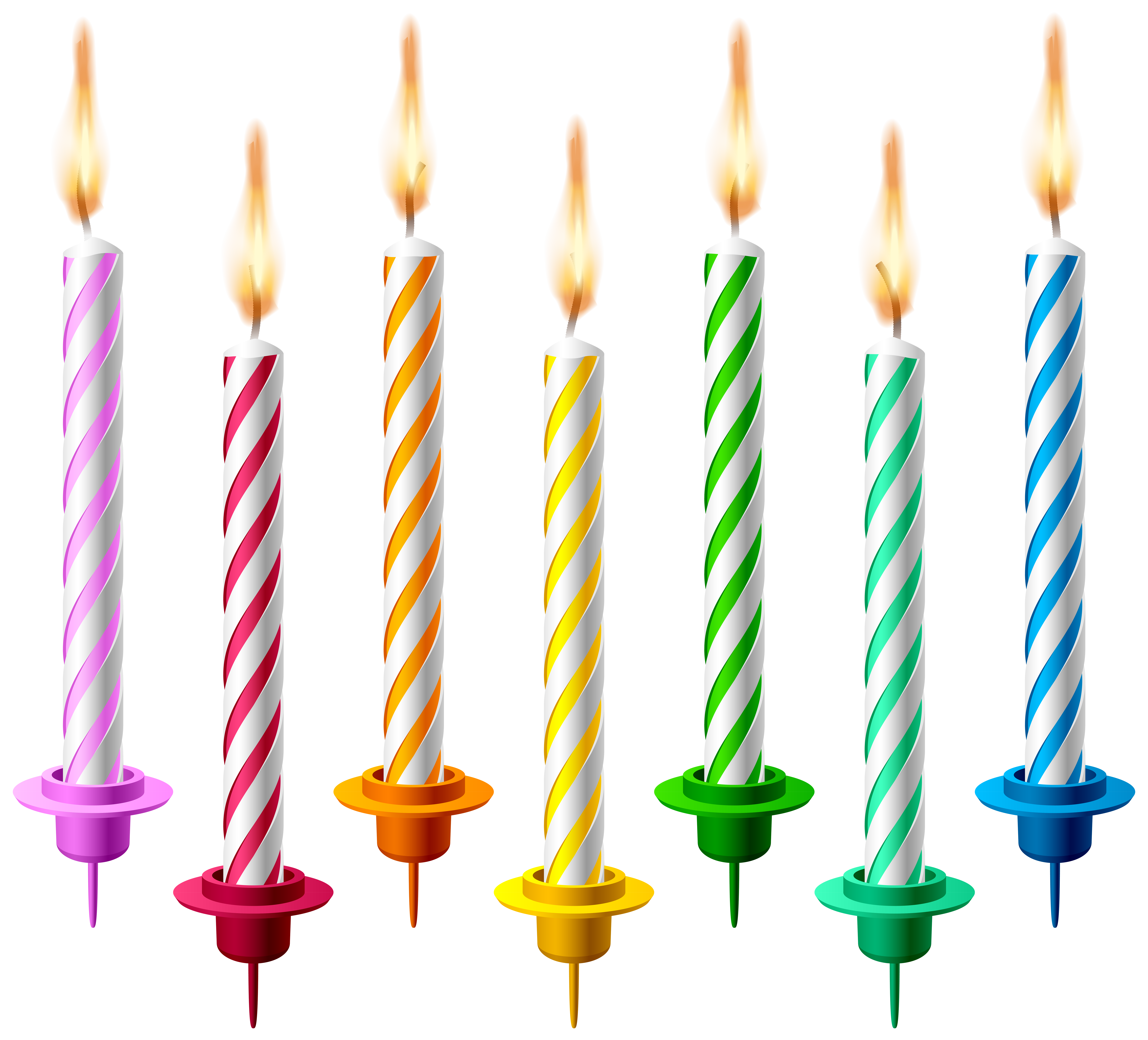birthday candles clipart clipart best #8835