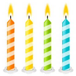 confetti images transparent pictures, birthday candles png #8832