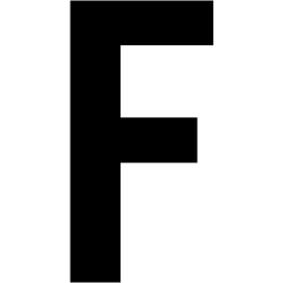 Black letter f logo #1576