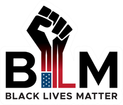 blm logo transparent png black lives matter fist sticker #41505
