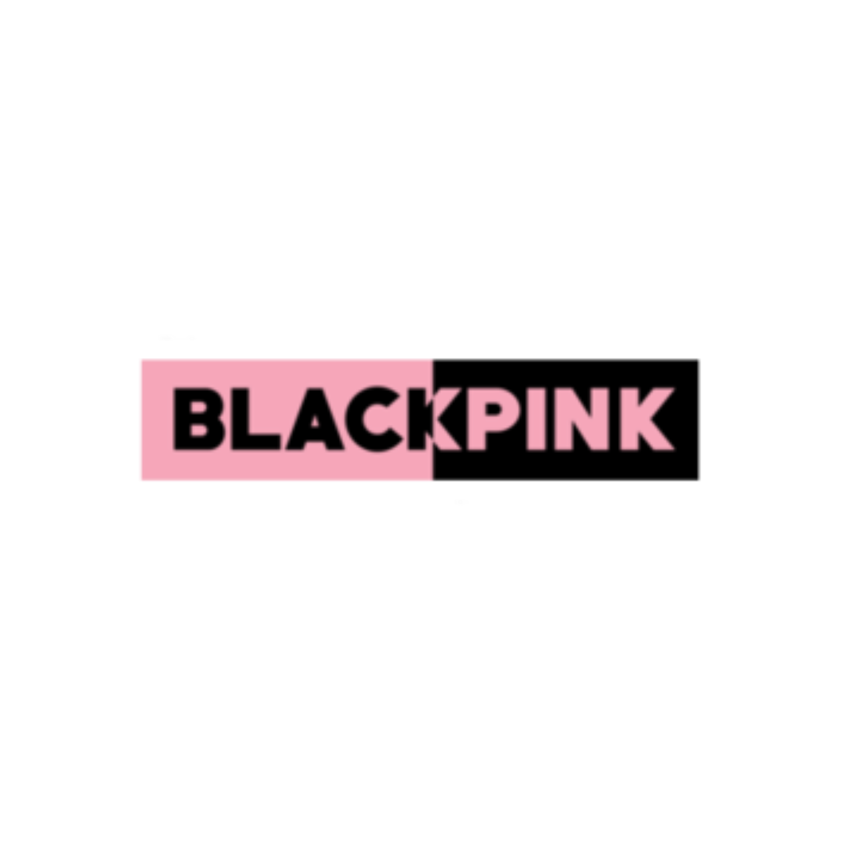 blackpink transparent logo blackpink fdpink sticker
