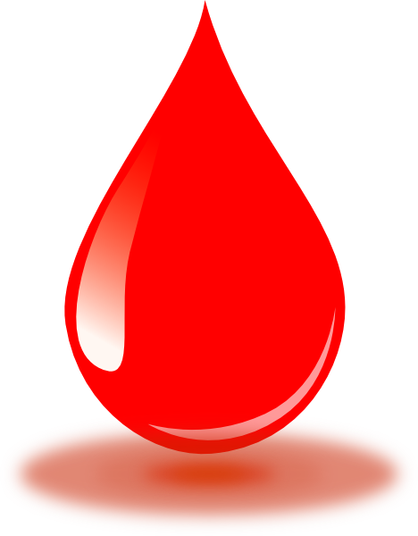 real red blood drop clip art clkerm vector clip #37690