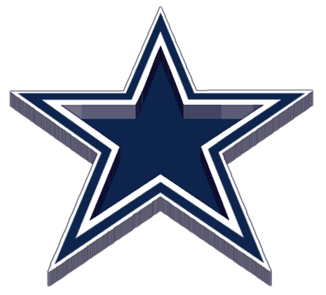 blue dallas cowboys 3d logo #1072