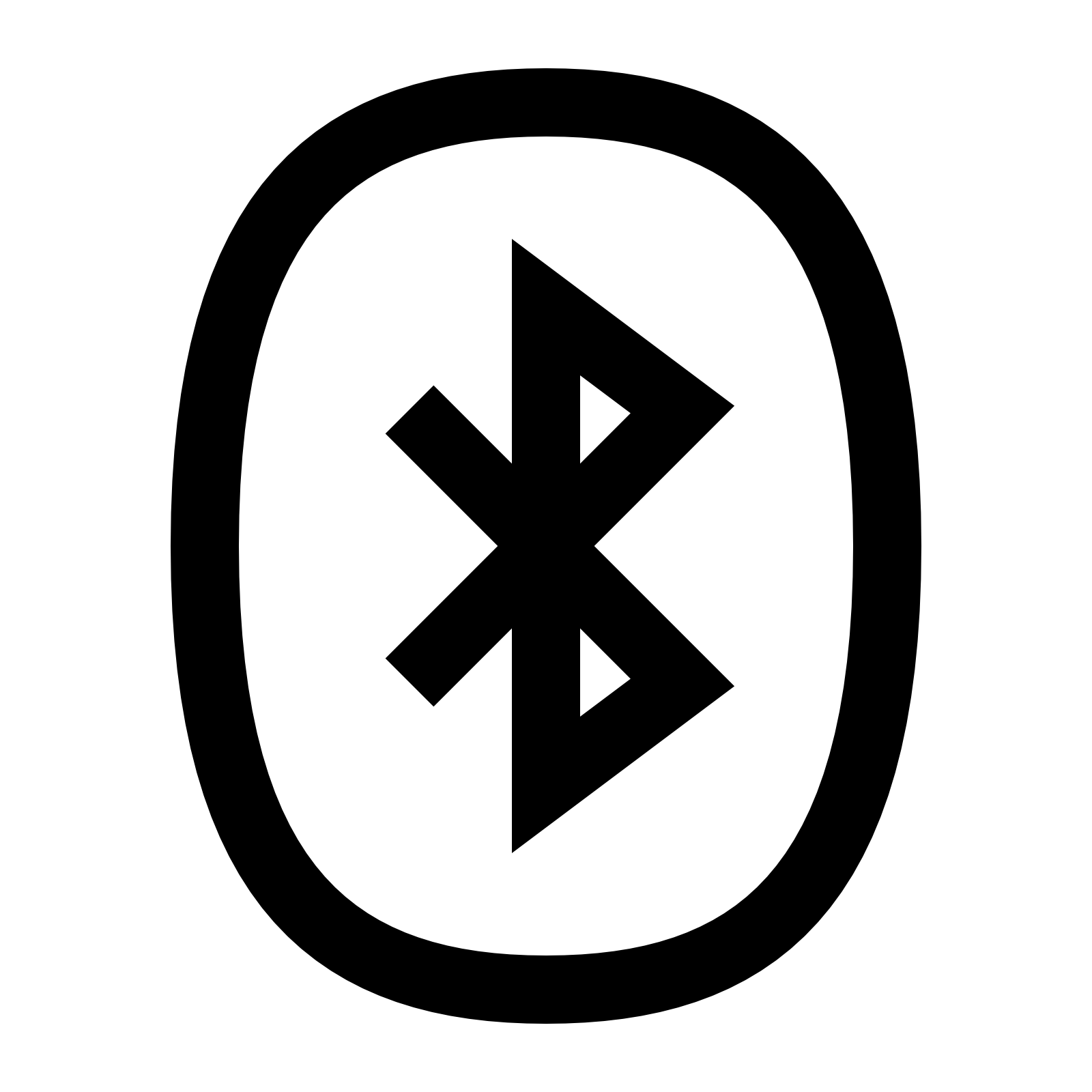 bluetooth logo black