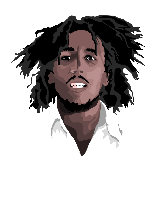 bob marley transparent background png mart #36864