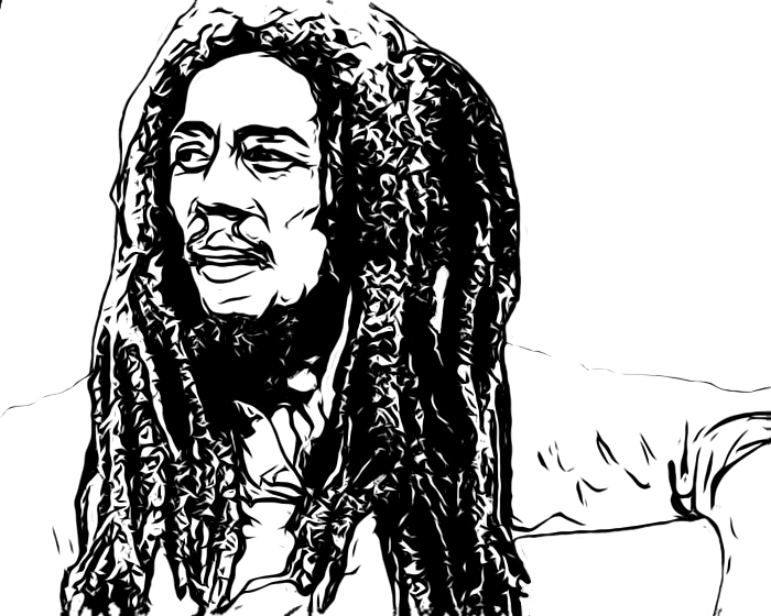 download bob marley png pic transparent png images #36882