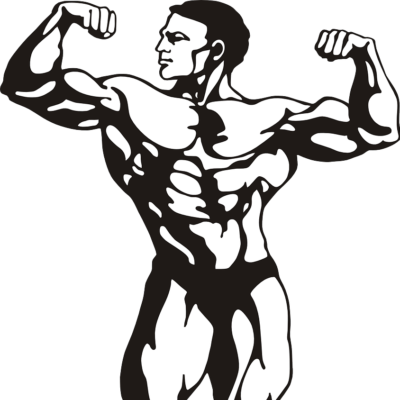 muscular body fitness man png #29126