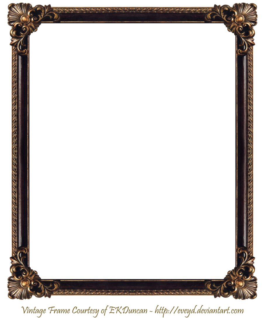 black realistic frames pictures transparent #8205