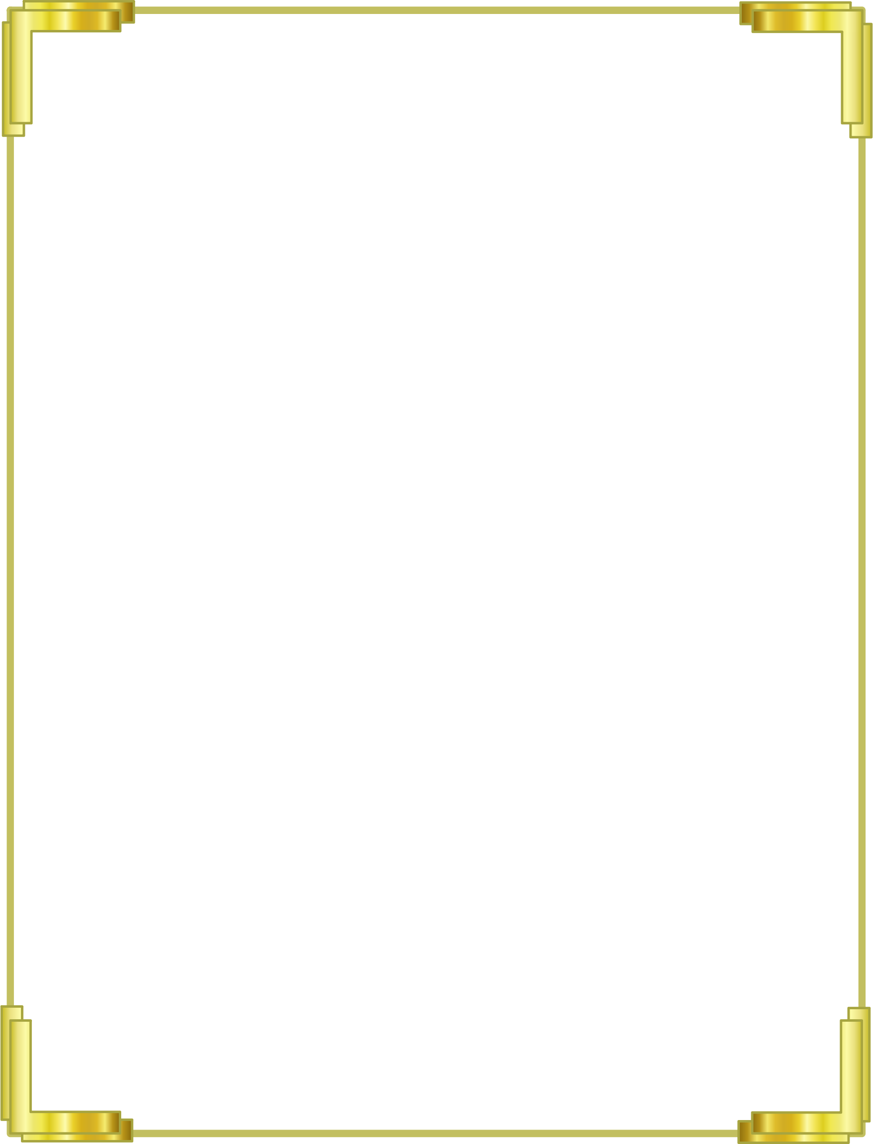 gold border frame #8219