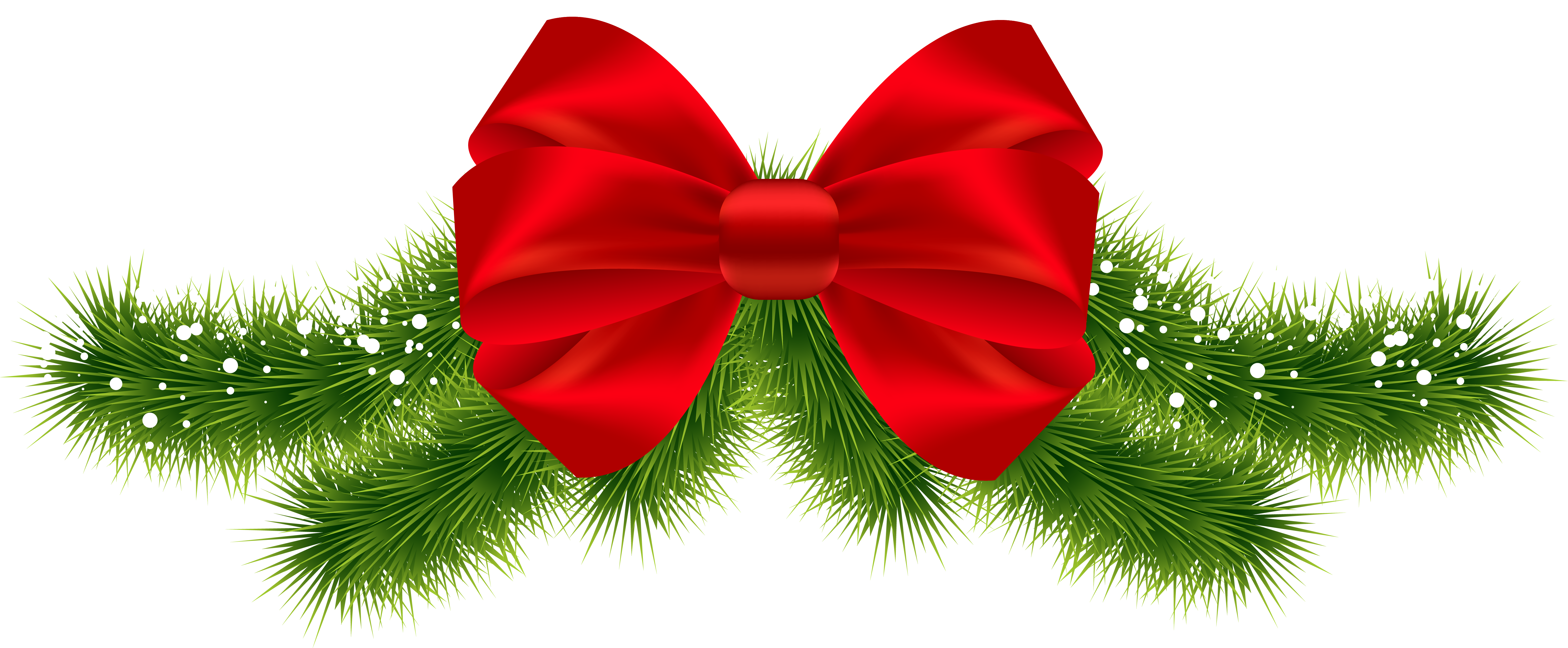 Red Bow Transparent Clip Art Image​