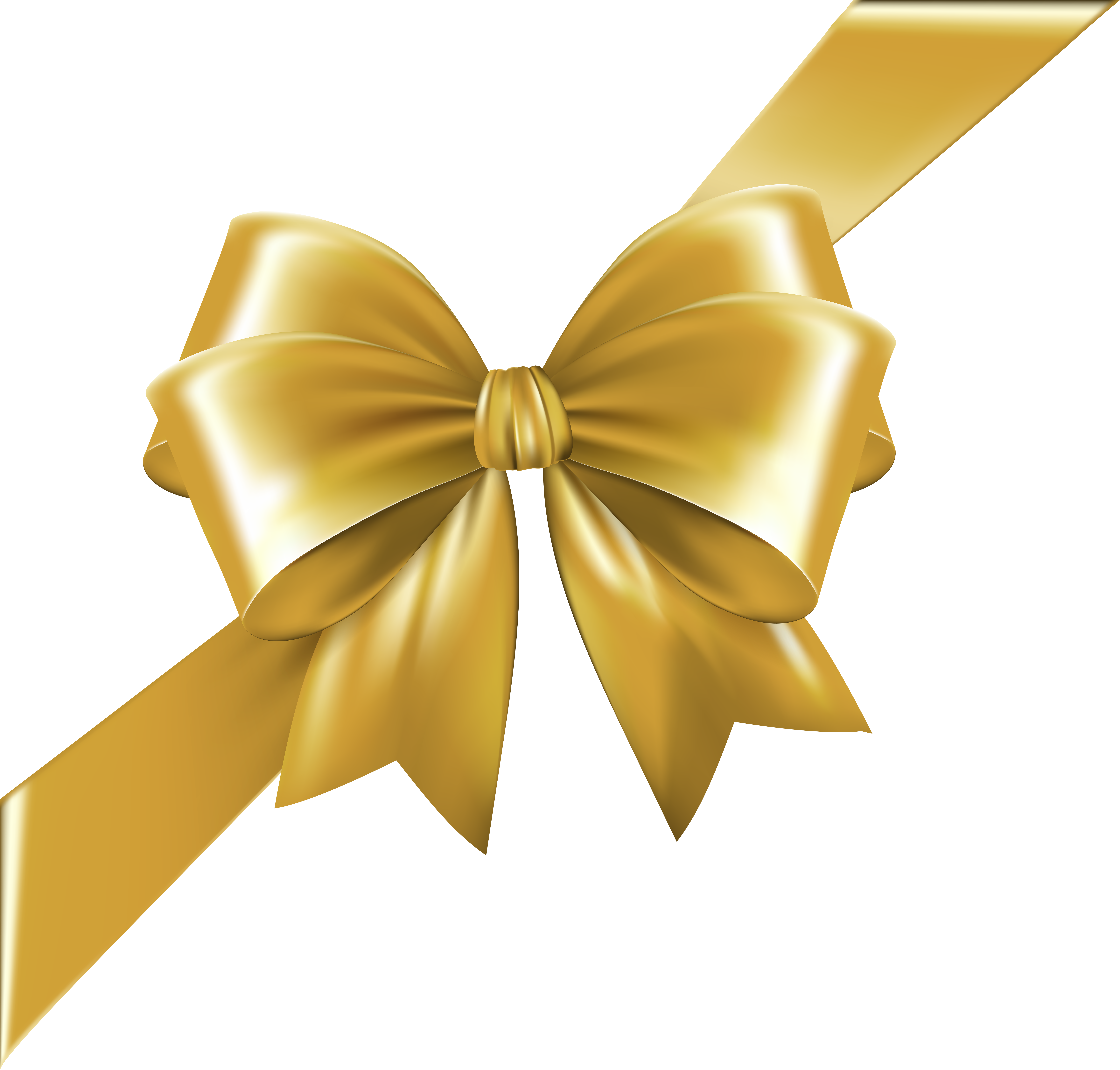 corner bow with ribbon gold transparent image gallery #28553