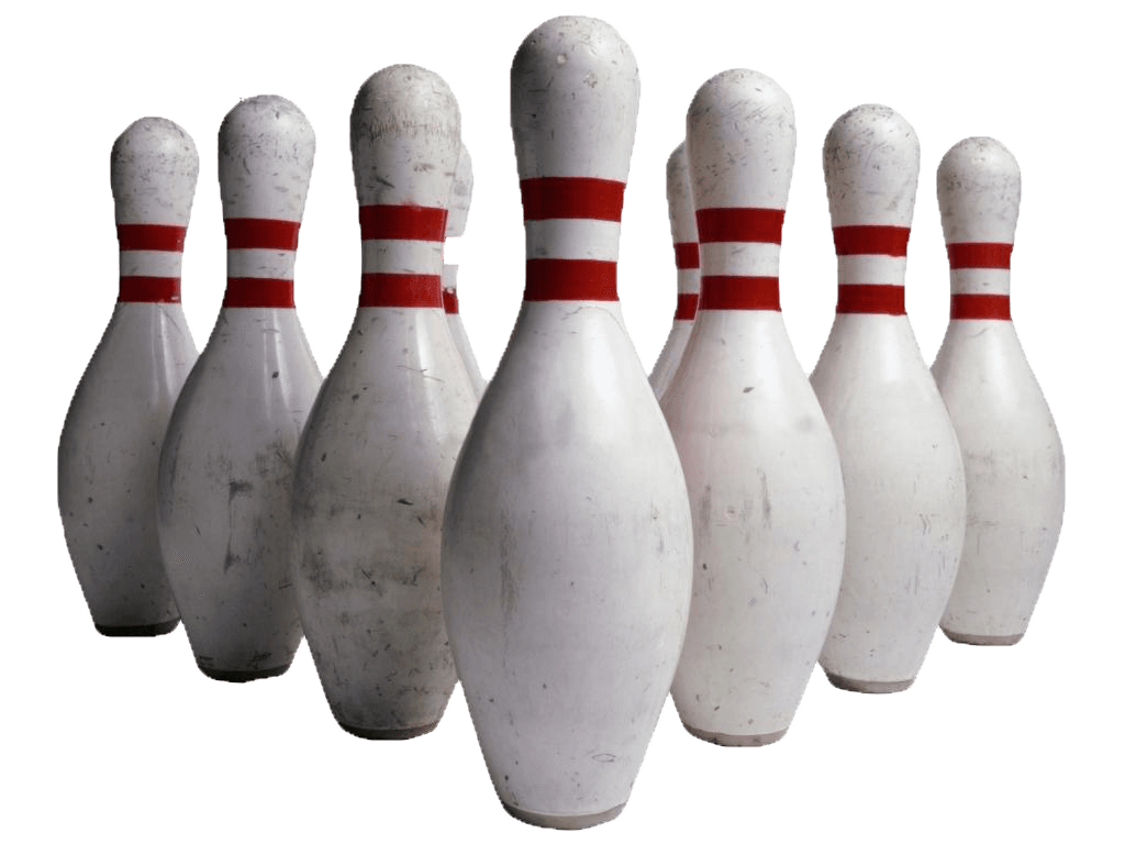 bowling pins transparent #9006