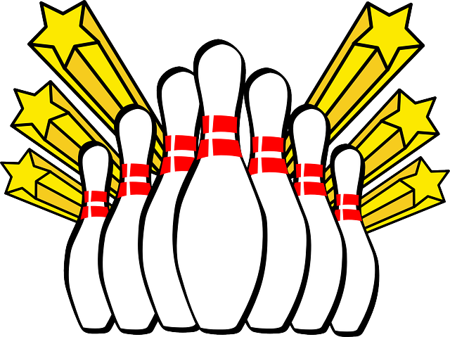 bowling strike pin graphic #9008