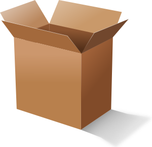 cardboard box clip art clkerm vector clip art #19775