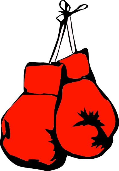 boxing gloves red clipart #29272