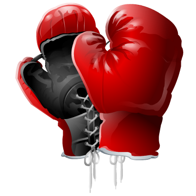 red and black boxing gloves png #29334