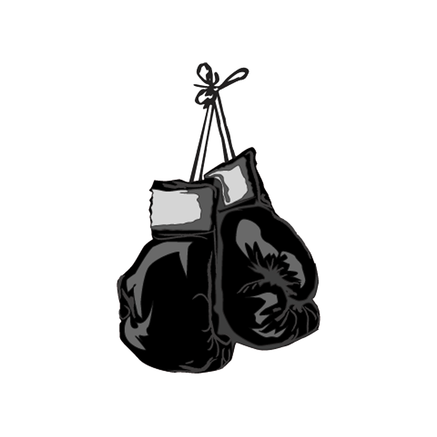 black boxing gloves drawing #29332