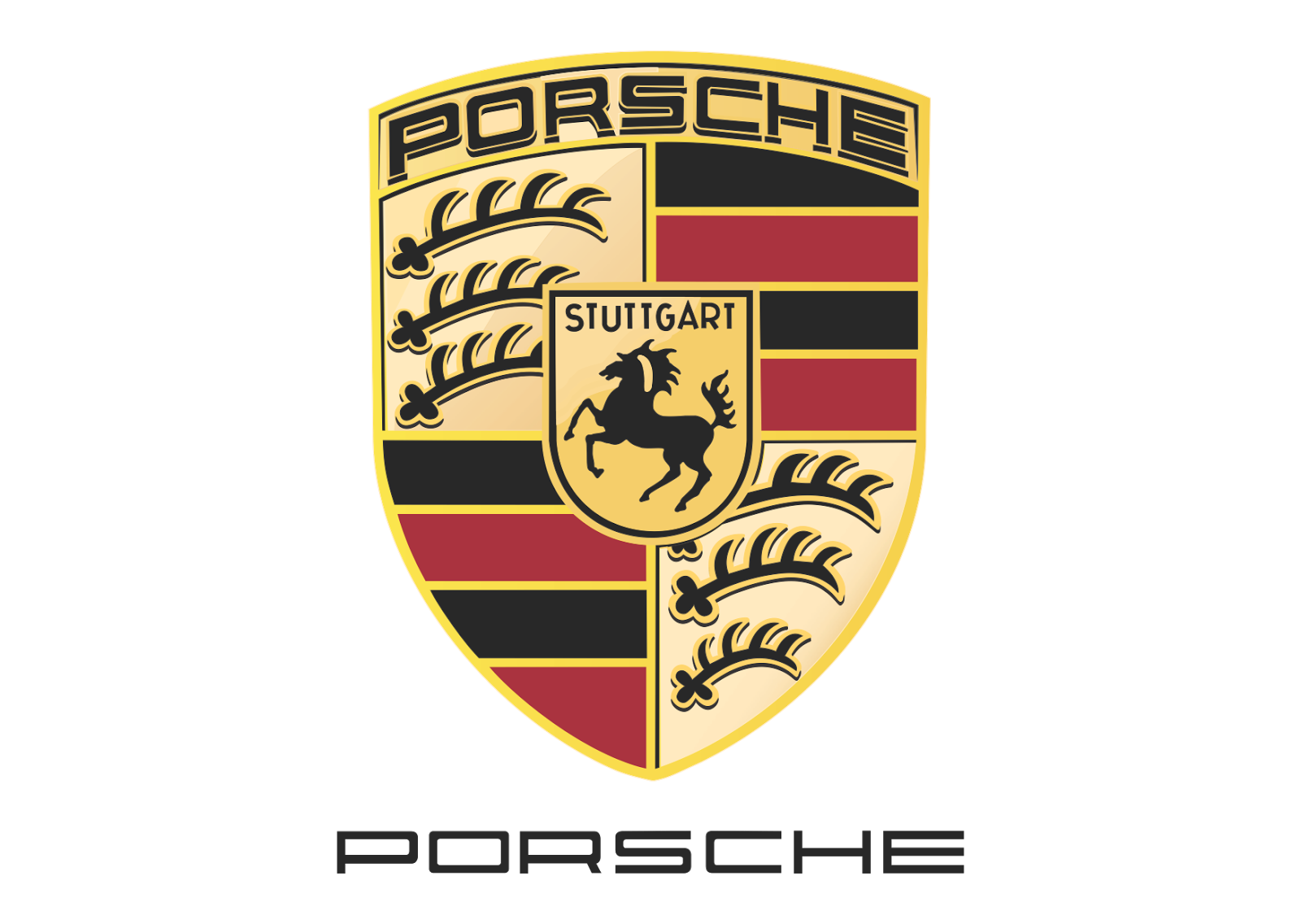 porsche logo vector ~ format cdr, ai, eps, svg, pdf, png #5426