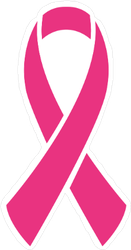 breast cancer ribbon pink ribbon breast cancer icon sticker