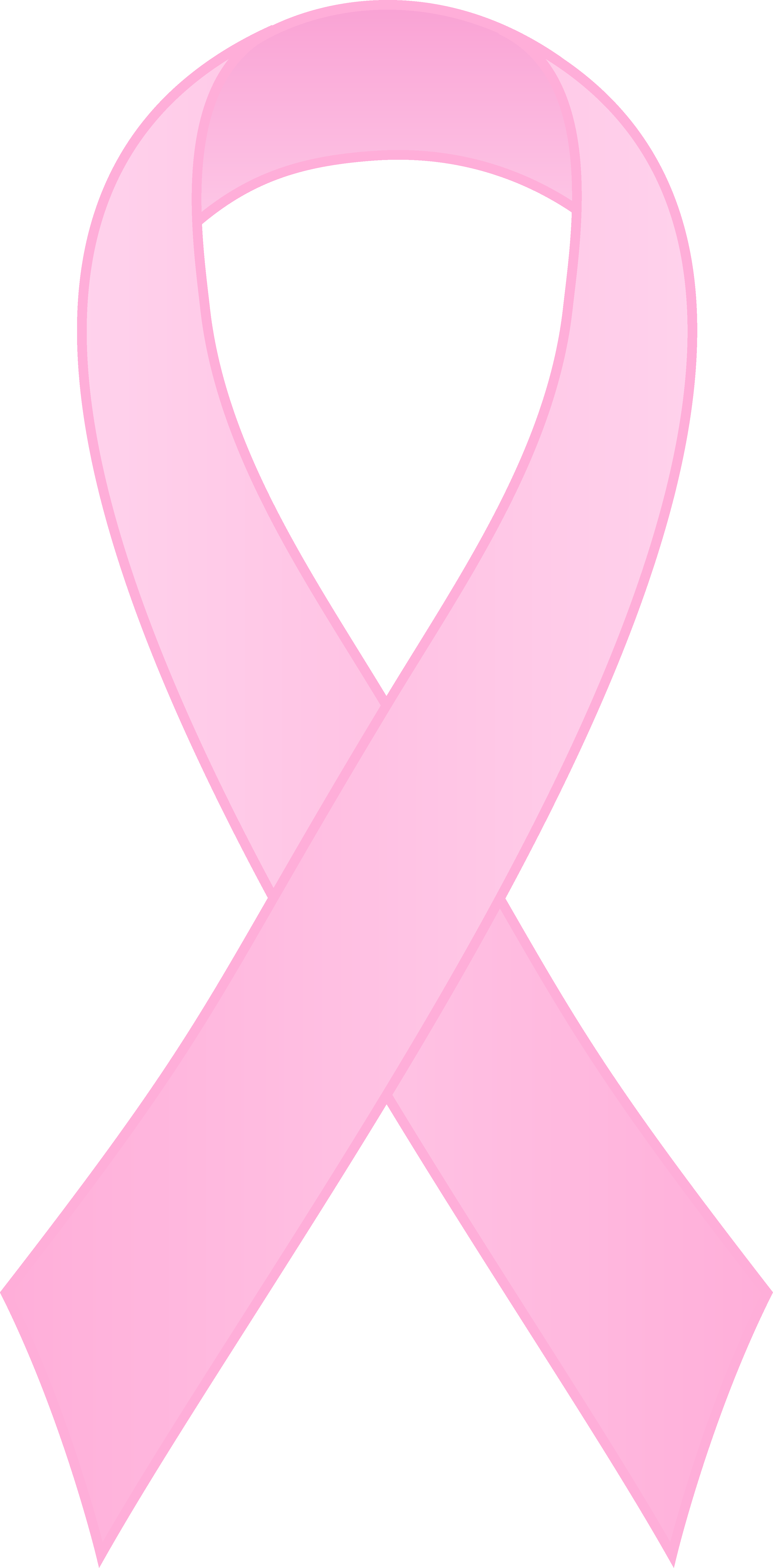 light pink logo breast cancer ribbon #40848